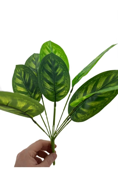 DDPEST Dekoratif Yapay Çiçek 9 Dallı Yapay Çiçek 9 Dal Demet Yapay Yaprak 25 cm-NT ürün görseli