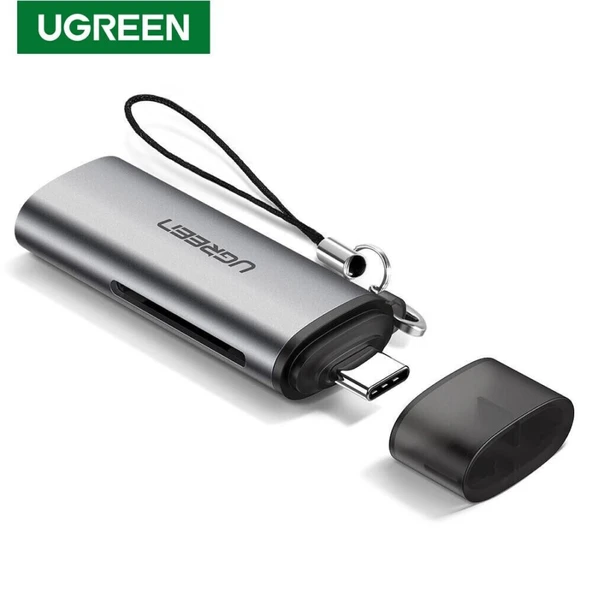 UGREEN 50704 CM184 2 in 1 USB-C SD / TG OTG Kart Okuyucu 5GB/s Veri Aktarımı - 1
