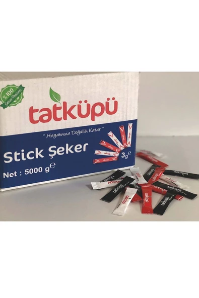 Stick Şeker 5 Kg (3 GR*1670 ADET)