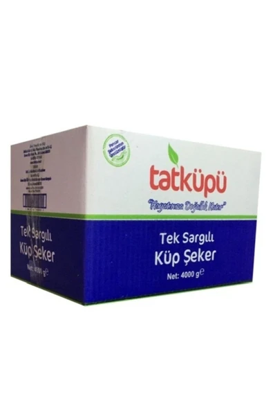 TATKÜPÜ Tek Sargılı Küp Şeker 4kg