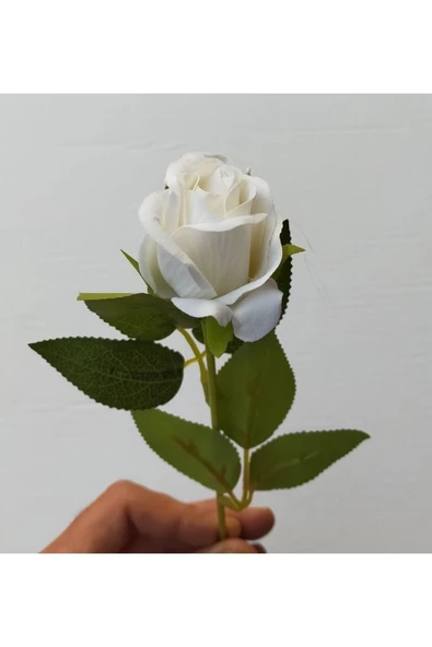 DDPEST 10 Adet Yapay Çiçek Kadife Gül 1 . Kalite - Resim 2