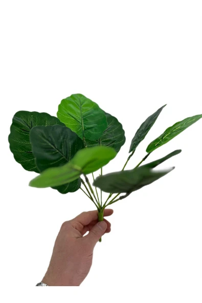 DDPEST 9 Dallı 30 Cm Dekoratif Yapay Çiçek 9 Dal Demet Yapay Yaprak 30 Cm-lw