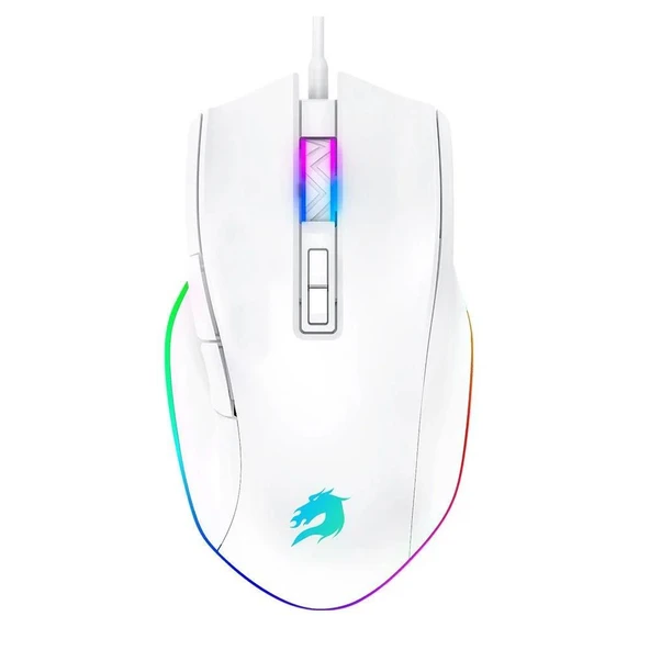 GameBooster M16 Myth RGB Aydınlatmalı Beyaz Profesyonel Gaming Mouse
