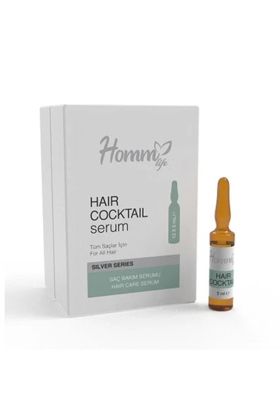 Homm Life Saç Dökülmesini Engelleyen Hair Cocktail Serum 12x5 ml. - 4