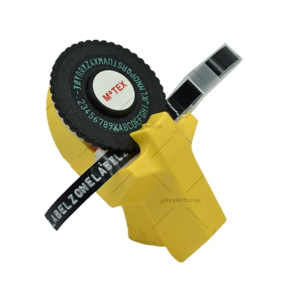 Motex 3D Kabartma Yazı Yazma ve Etiketleme Makinası + 1 Siyah Şerit - Resim 2