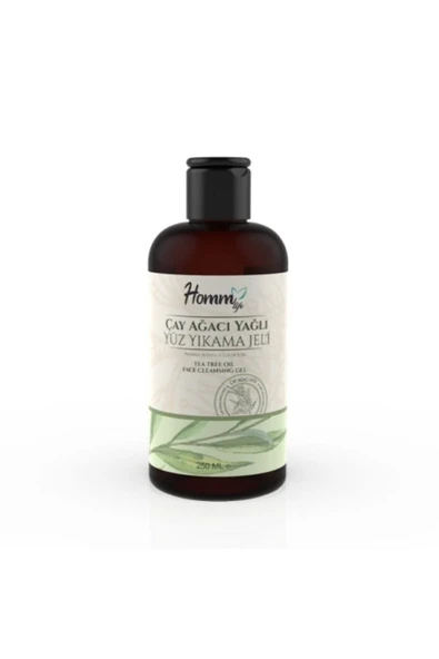 Homm Life Homm Life Çay Ağacı Yağlı Yüz Yıkama Jeli, 250 ml (Normal & Yağlı Ciltler)