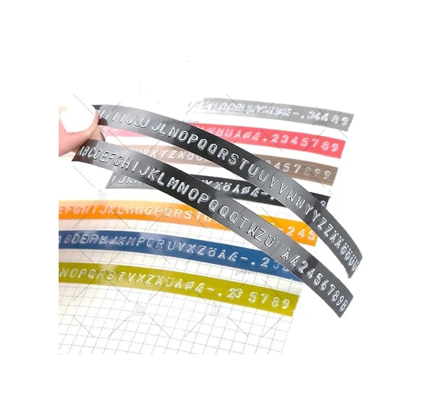 Motex 3D Kabartma Yazı Yazma ve Etiketleme Makinası + 1 Siyah Şerit - Resim 3