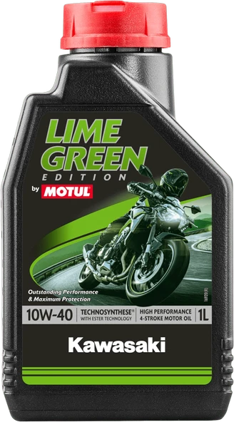 KAWASAKI LIME GREEN BY MOTUL 10W40 1L