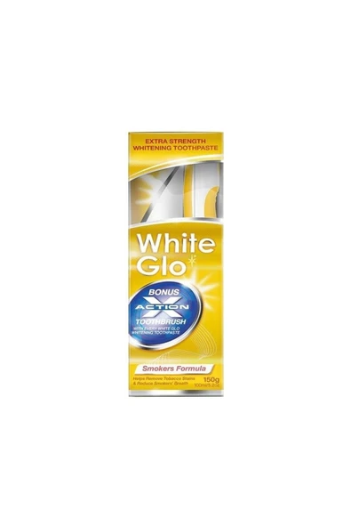 WHİTE GLO Smoker Formula 150 gr - Beyazlatıcı Diş Macunu