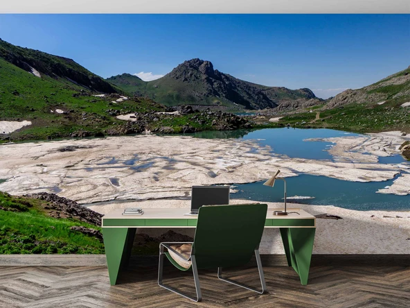 Hakkari Göl Manzaralı Duvar Kağıdı - Resim 4