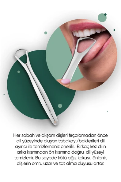 TBRUSH Çelik Dil Temizleyici - 6
