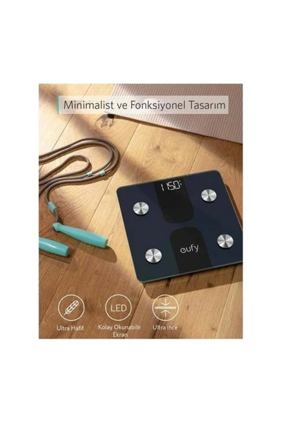 Anker Eufy BMI-T9146 Akıllı Bluetooth Dijital Vücut Analizli Baskül Teşhir - 4