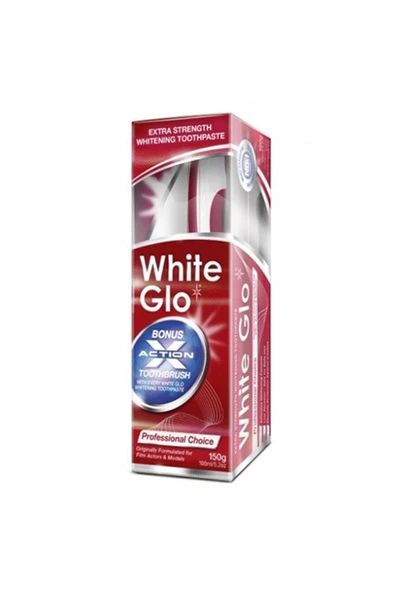 WHİTE GLO Professional Choice 150ml - Ekstra Beyazlatıcı Diş Macunu - 2