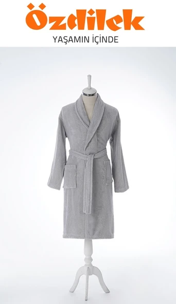 Özdilek Tek Bornoz Şalyaka-Colourist Gri (L Beden) - 3