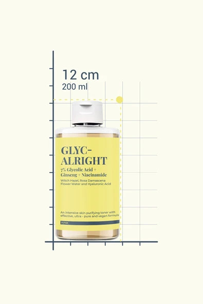 SHE VEC Glyc Alrıght – Gözenek Sıkılaştırıcı Leke Karşıtı Tonik | Arındırıcı Vegan Tonik (200 ML) - 2