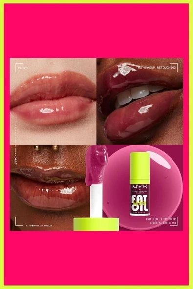 NYX PROFESSİONAL MAKEUP Fat Oil Lip Drip Parlatıcı Dudak Yağı - Thats Chic - 2