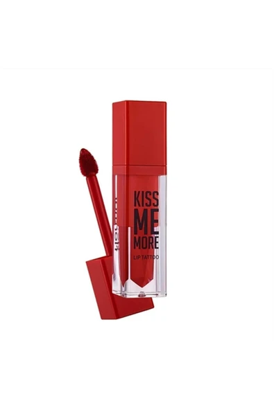 FLORMAR Uzun Süre Kalıcı Likit Mat Ruj (Kırmızı) - Kiss Me More Lip Tattoo - 011 - 8690604572915