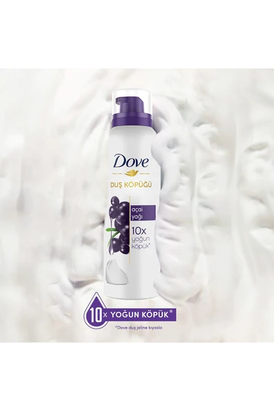 DOVE Duş Köpüğü Açai Yağı Yoğun Köpük 200 ml X1