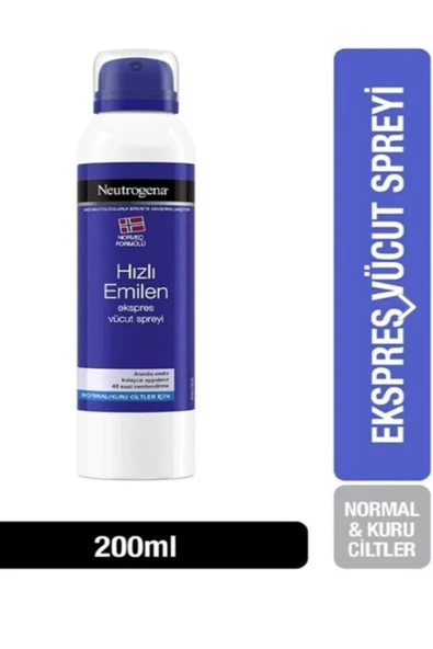 NEUTROGENA Hızlı Emilen Ekspres Vücut Spreyi 200 ml - 2