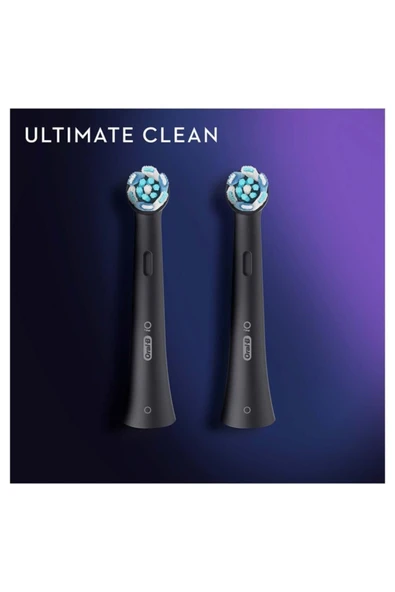 ORAL-B iO Ultimate Clean Siyah Diş Fırçası Yedek Başlığı 2 Adet - 4