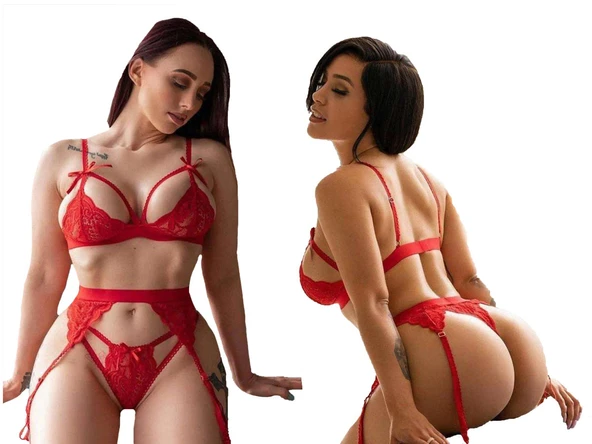 Kırmızı Gecelik ürün görseli 1