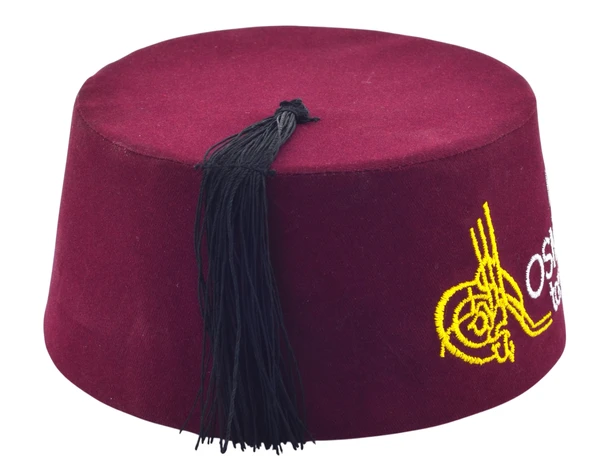 Biz Osmanlı Torunuyuz Yazılı Püsküllü Erkek Fesi 8,5cm Kısa - 2