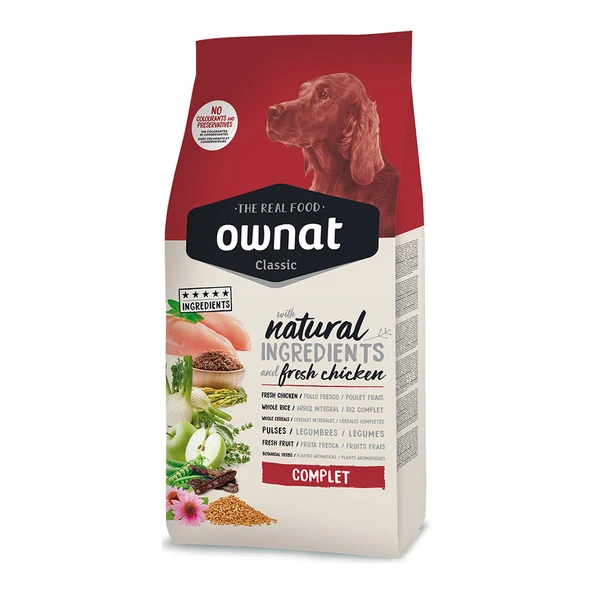 Ownat 4 kg Tavuklu Classic Adult Köpek Maması ürün görseli 1