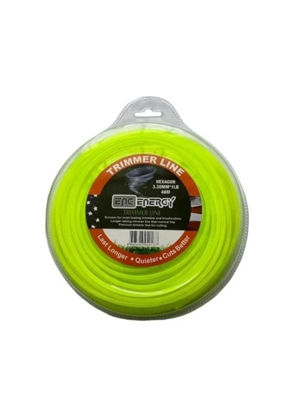 Energy Misina 3.3mm 46mt 6 Köşe Sarı