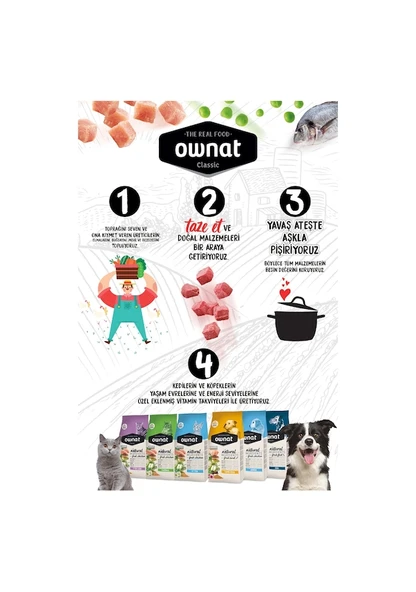 Ownat 4 kg Tavuklu Classic Mini Adult Köpek Maması - 3