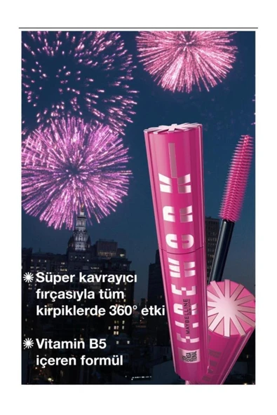 MAYBELLİNE NEW YORK Lash Sensational Firework Maskara - Siyah - 5