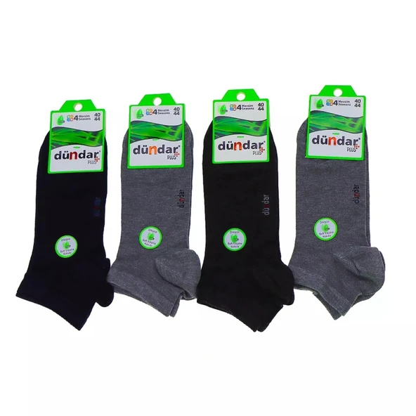 6 Lı Dündar Erkek Bambu Dikişsiz Koku Yapmayan Patik Çorap 40-44 No - 4