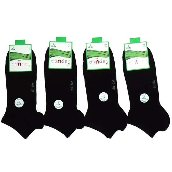 6 Lı Dündar Erkek Bambu Dikişsiz Koku Yapmayan Patik Çorap 40-44 No - 2