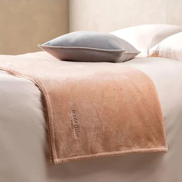 Marie Claire Cozy Çift Kişilik Battaniye  200X220 Pudra MC059224