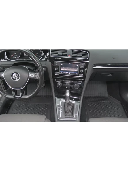 Sahler Volkswagen Golf 7 2013-2020 Uyumlu 4.5d Premium Havuzlu Paspas ve Liner Marka 3D ÜST Bagaj Havuzu - Resim 4