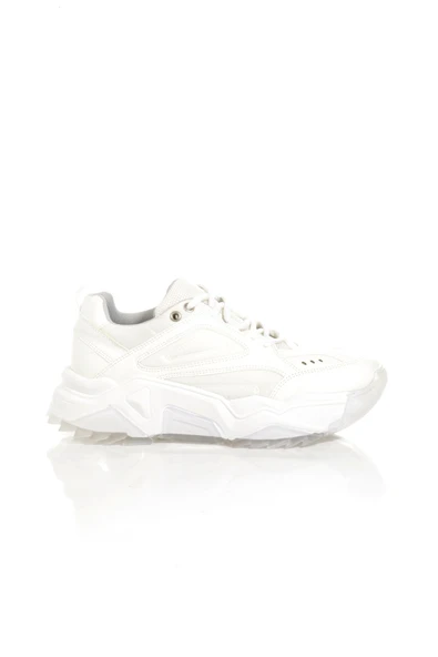 Alba Beyaz Sneaker Günlük Kadın Spor Ayakkabı - 5