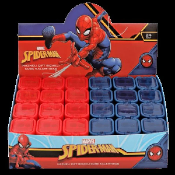 OTTO-40439B SPIDERMAN HAZNELI CIFT BICAKLI CUBE KA