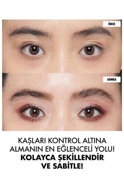 NYX PROFESSİONAL MAKEUP Kaş Sabitleme Jeli - Control Freak Eyebrow Gel Clear 800897824884 - 2
