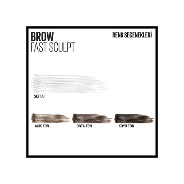 MAYBELLİNE NEW YORK Brow Fast Scupt Kaş Maskarası- 10 Clear - 6