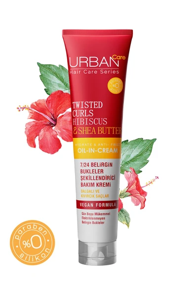 Urban Care Twisted Curls Hibiscus & Shea Butter Durulanmayan Bakım Kremi 175 ml - 3