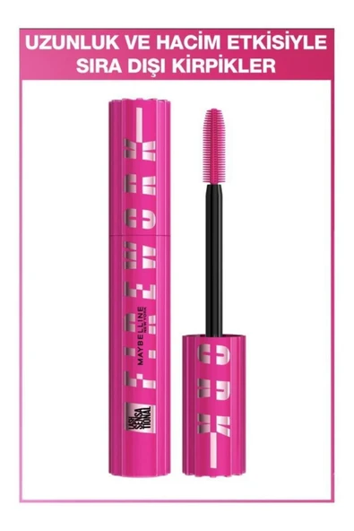 MAYBELLİNE NEW YORK Lash Sensational Firework Maskara - Siyah - 4