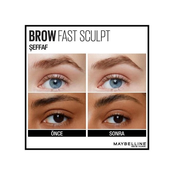 MAYBELLİNE NEW YORK Brow Fast Scupt Kaş Maskarası- 10 Clear - 5