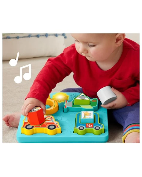 Fisher Price Sesli ve Işıklı Arabalar Puzzle HRP31 - 4