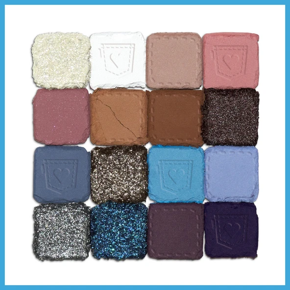 NYX PROFESSİONAL MAKEUP Ultimate Shadow Palette - Vintage Jean Baby Göz Farı Paleti - 2