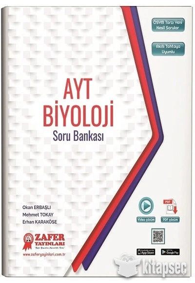 AYT Biyoloji Soru Bankası Zafer Yayınları
