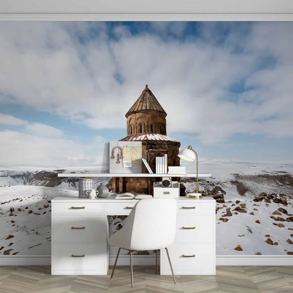 Kars Kış Manzaralı Duvar Kağıdı - Resim 3