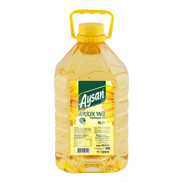 AYSAN Ayçiçek Yağı 4 Lt Pet x 4 Adet - 2