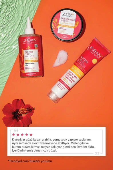 Urban Care Twisted Curls Hibiscus & Shea Butter Durulanmayan Bakım Kremi 175 ml - 8
