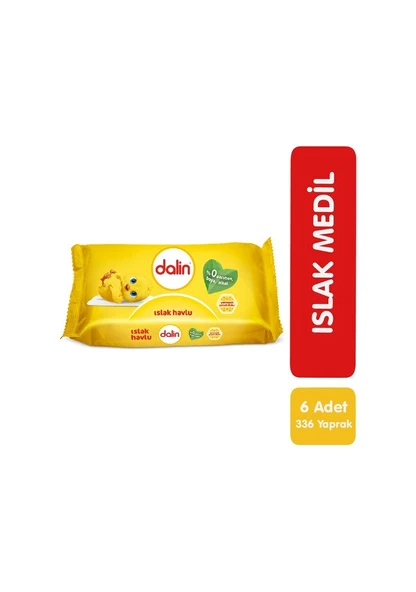 Dalin Islak Havlu 3x56 Adet 2'li Set ürün görseli