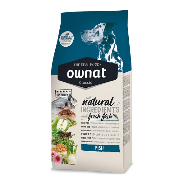 Ownat 4 kg Balıklı Classic Adult Köpek Maması ürün görseli 1