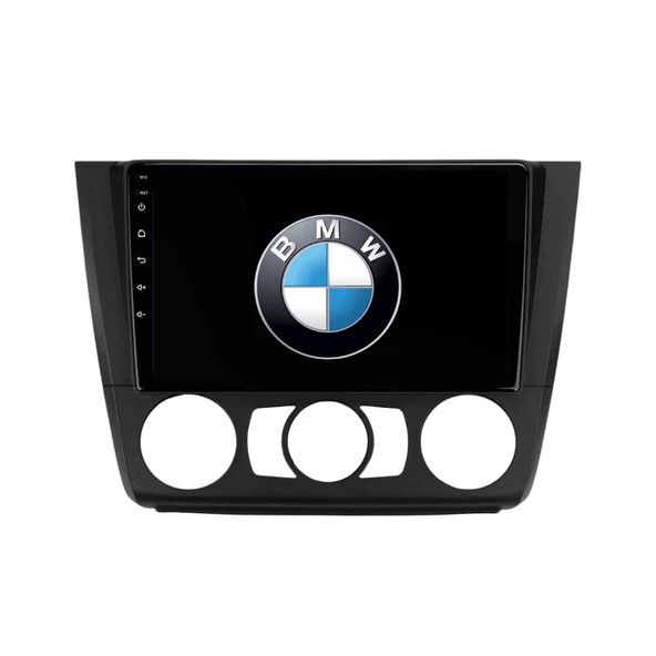 BMW E87 Araç Multimedya Android Ekran Carplay Double Teyp 2+32 9" 07-11 Analog Black CADENCE